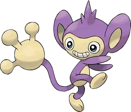 Aipom artwork, shown at its canon height of 80 cm