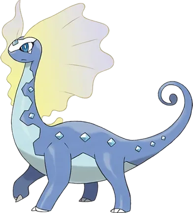 Aurorus artwork, shown at its canon height of 2.7 m