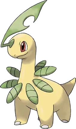 Bayleef artwork, shown at its canon height of 1.2 m