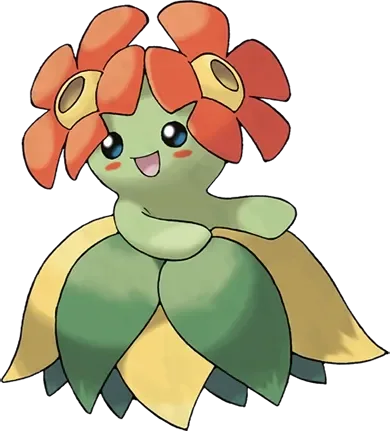 Bellossom artwork, shown at its canon height of 40 cm