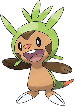 Chespin artwork, shown at its canon height of 40 cm