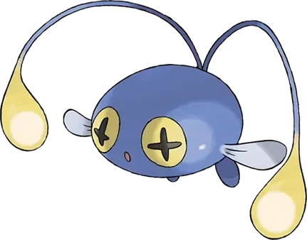 Chinchou artwork, shown at its canon height of 50 cm