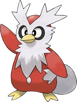 Delibird artwork, shown at its canon height of 90 cm