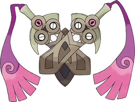 Doublade artwork, shown at its canon height of 60 cm