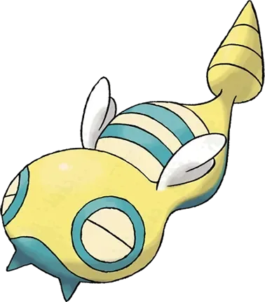 Dunsparce artwork, shown at its canon height of 1.5 m
