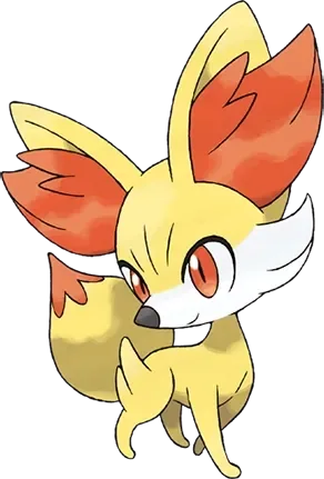 Fennekin artwork, shown at its canon height of 40 cm