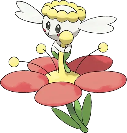 Flabébé artwork, shown at its canon height of 10 cm