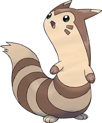 Furret artwork, shown at its canon height of 1.8 m