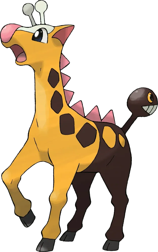 Girafarig artwork, shown at its canon height of 1.5 m