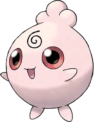 Igglybuff artwork, shown at its canon height of 30 cm