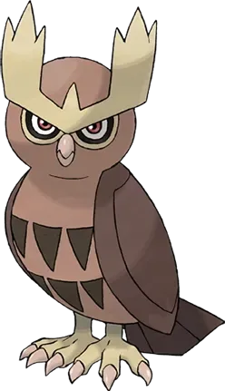 Noctowl artwork, shown at its canon height of 1.6 m