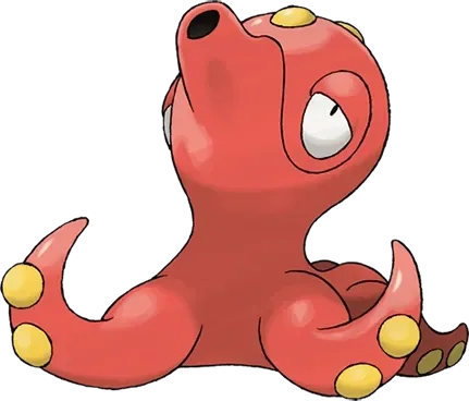 Octillery artwork, shown at its canon height of 90 cm