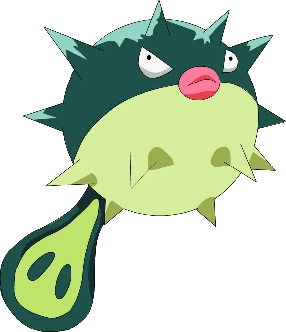 Qwilfish artwork, shown at its canon height of 50 cm