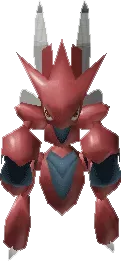 Scizor artwork, shown at its canon height of 1.8 m