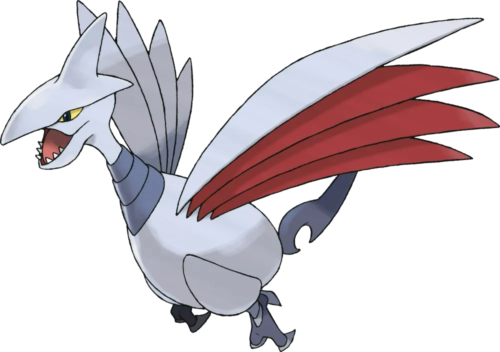 Skarmory artwork, shown at its canon height of 1.7 m