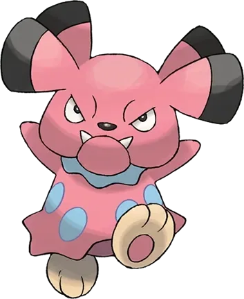 Snubbull artwork, shown at its canon height of 60 cm