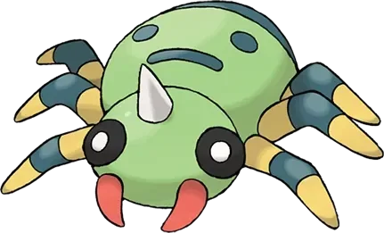 Spinarak artwork, shown at its canon height of 50 cm