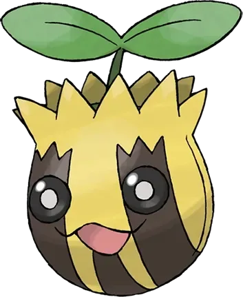 Sunkern artwork, shown at its canon height of 30 cm