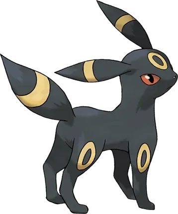 Umbreon artwork, shown at its canon height of 1 m